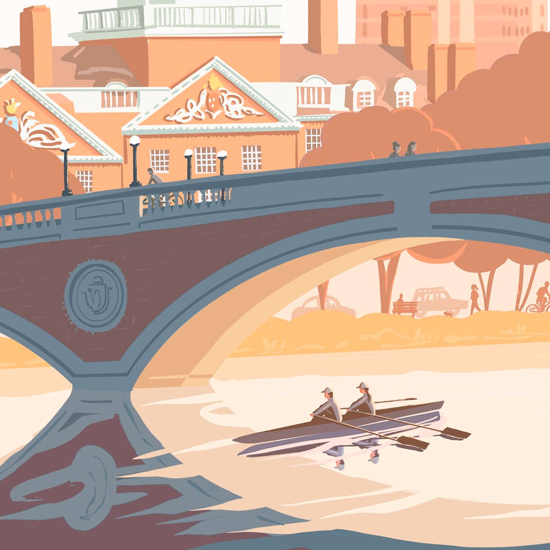 Kat Maus Haus Illustration - Wholesale Art Print - Cambridge, Massachusetts Print2