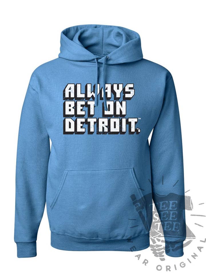 Always Bet On Detroit™ Pullover Hoodie | Tee See Tee Exclusive for wholesale by Idea Farm LLC