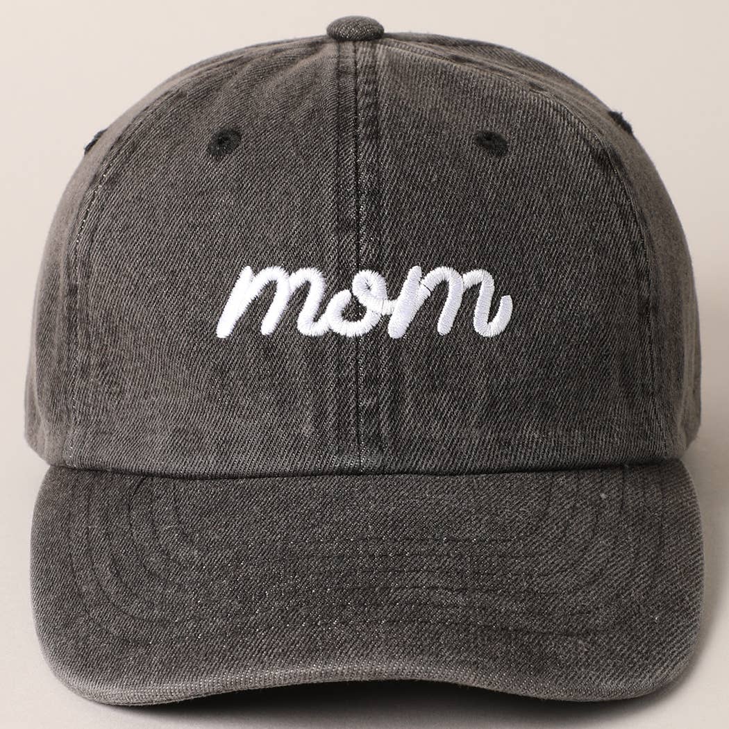 Fashion City – wholesale Baseball cap – Women's – Mom Text Embroidery Match with Dad Mini Caps 0