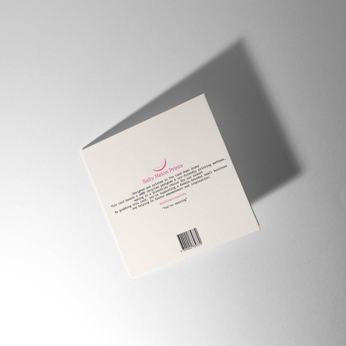 Salty Melon Prints - Wholesale Encouragement Card - YOU'RE AMAZING3