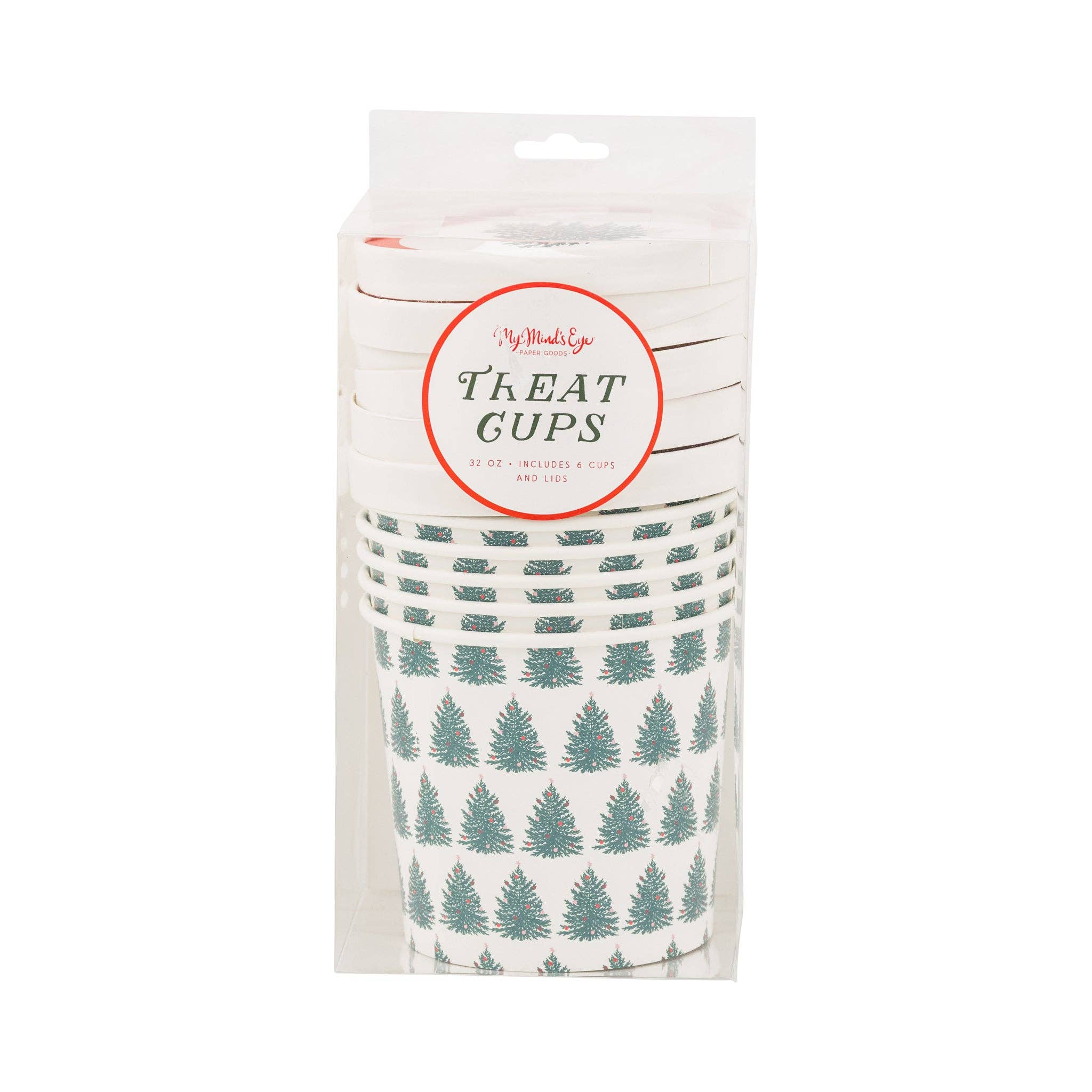 My Mind’s Eye - Vente Gobelets jetables - PLFC503 - Gobelets à emporter motif sapin de Noël2