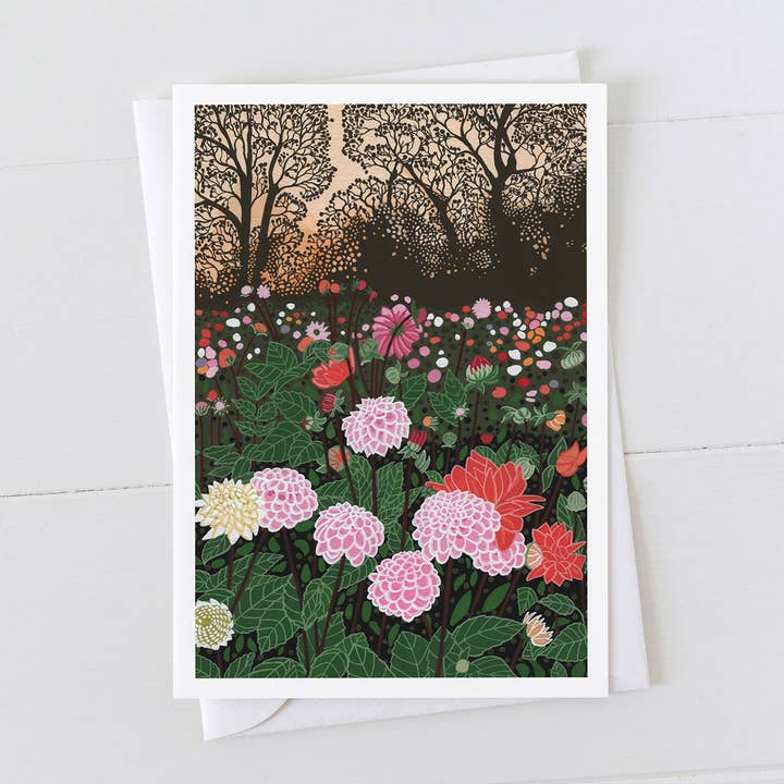 Dahlia Field for wholesale by Bird the Artist