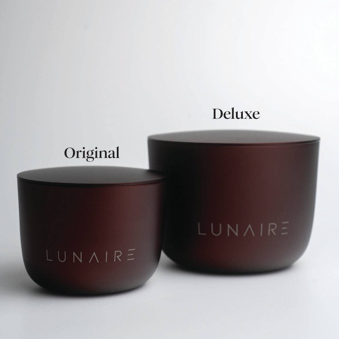Lunaire - Wholesale Jar/Filled Candle - Forever Jar Burgundy | Aluminium Forever Candle4