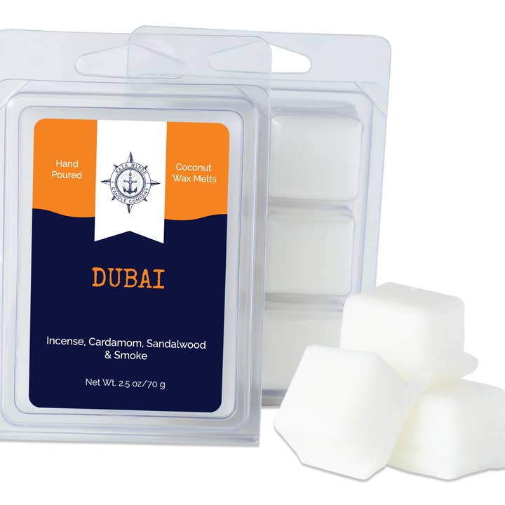 DUBAI wax melts for wholesale by Fair Winds Candle Company
