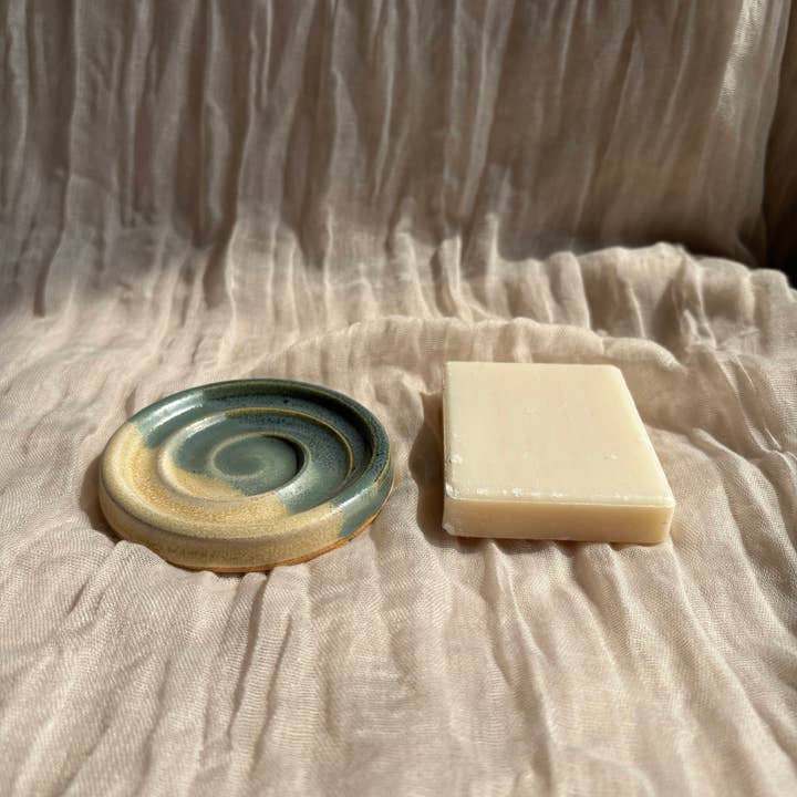 Charlotte Manser Ceramics - Wholesale Bath soap dish - Mountains Mini Soap Dish3