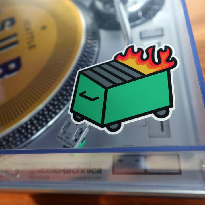 KP General Store - Wholesale Sticker - Dumpster Fire Sticker3