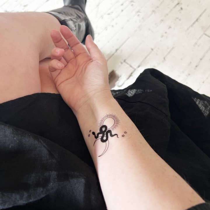 Barriere – Suplemento/vitamina oral por atacado – Adesivo de Vitaminas Brains & Beauty 30un - estampa mística preta7