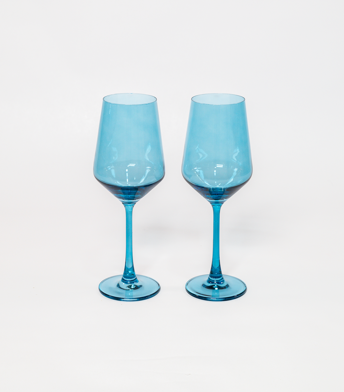 GlassHauseCo - Wholesale Wine Glass - Blue Lagoon - Colored Wine Glass1