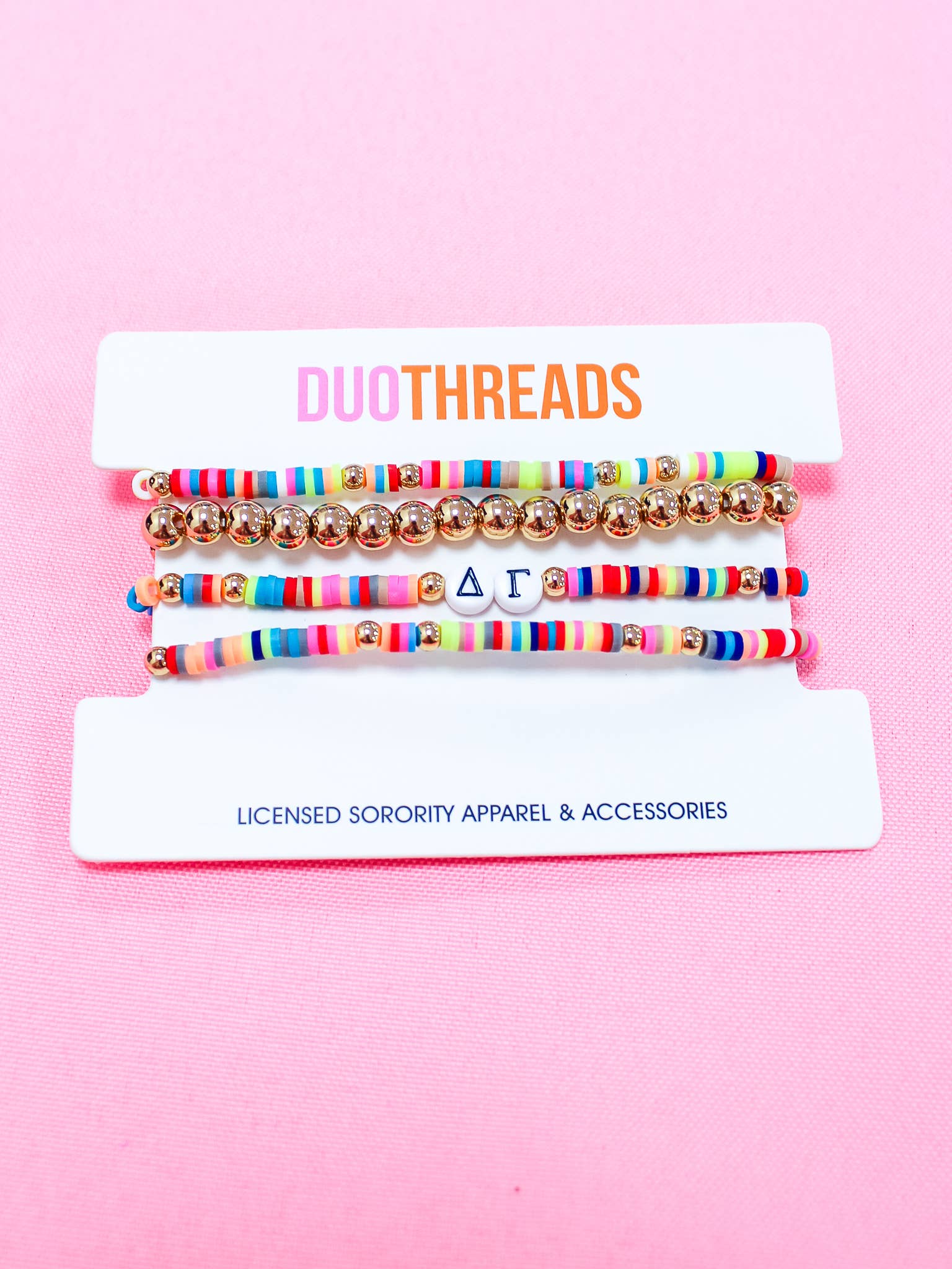 Duo Threads - Wholesale Jewelry Set - Miley Sorority Bracelet Stack10