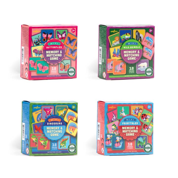 eeBoo - Vente Jeu de réflexion – enfant - Assortiment de mini jeux de mémoire1