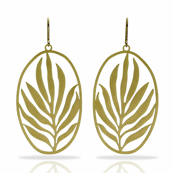 Grote Ovale Tropische Hanger Verguld voor wholesale door RAS