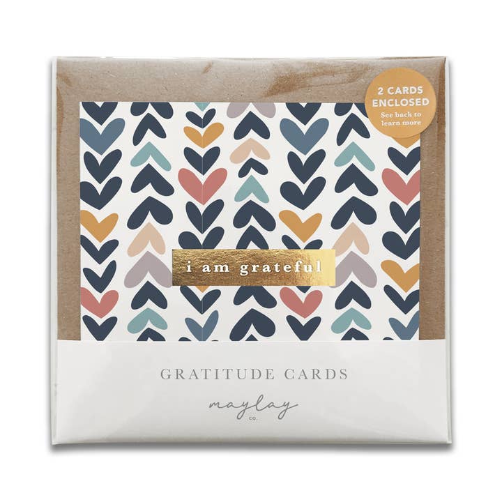 Biglietto di Auguri di San Valentino Heartwood "Sono Grato" Gratitudine per la vendita all'ingrosso da parte di Maylay Co.