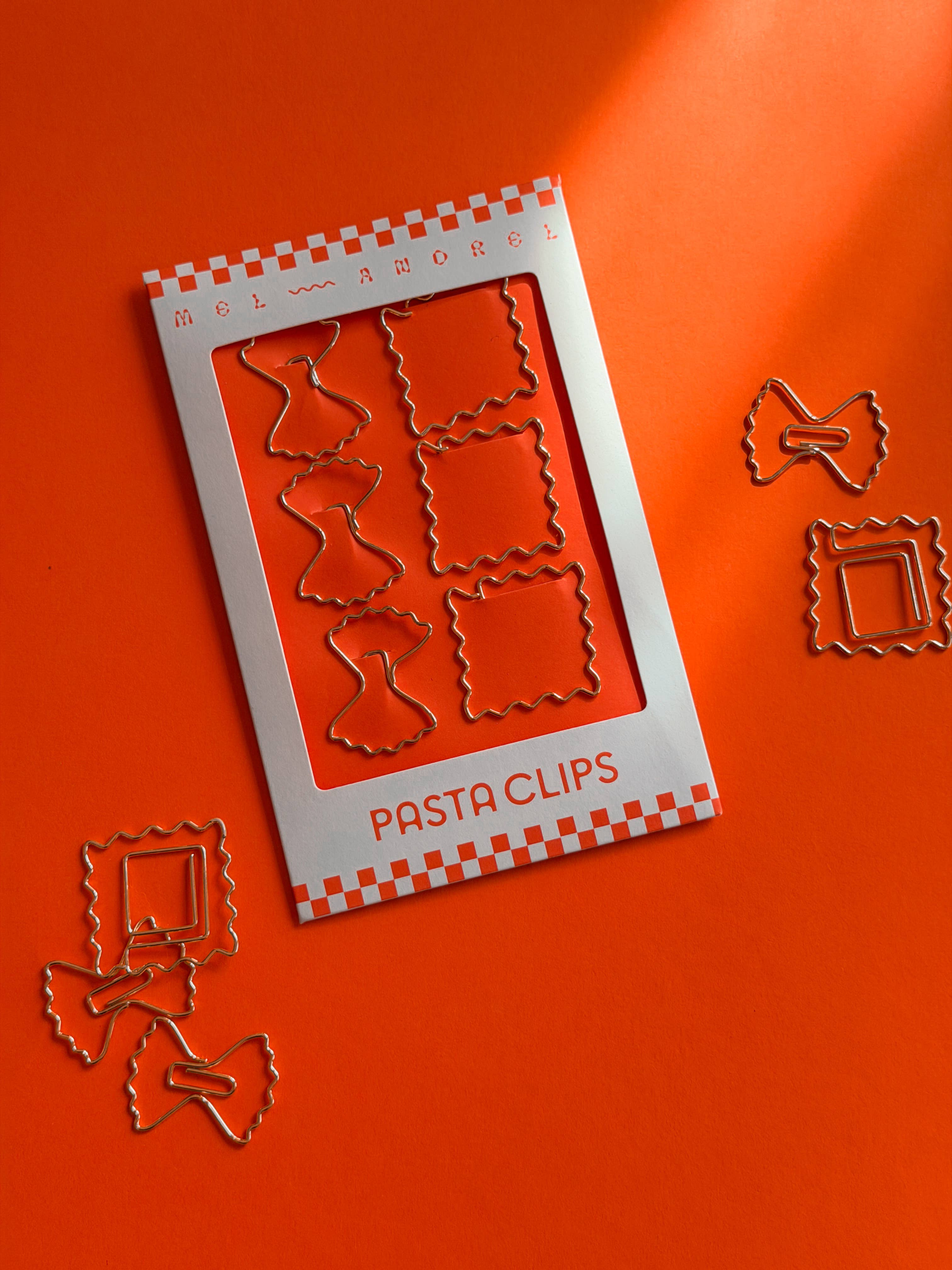 Mel Andrel – Engroshandel Papirclips – Pasta Papirclips - Ravioli + Farfalle3
