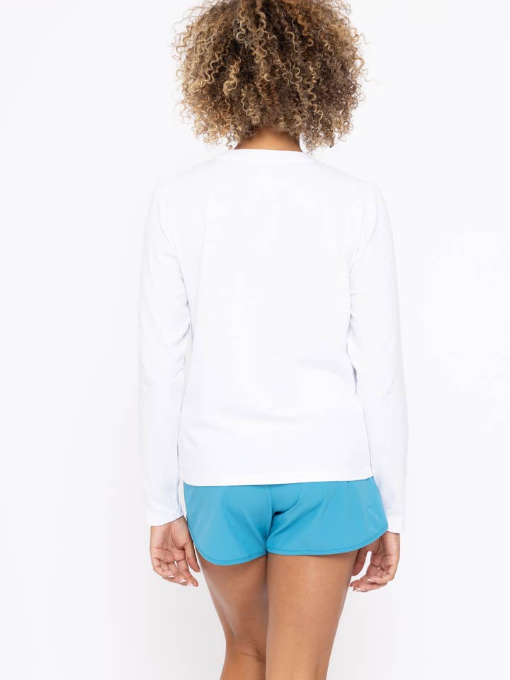 Mono B - Wholesale T-shirt (Zonder tekening) - Dames - Pima Bliss Boyfriend met lange mouwen3