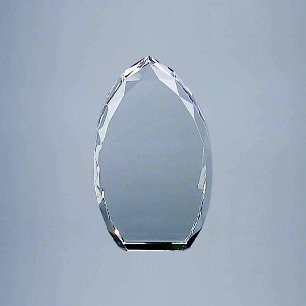 Creative Gifts International Inc. - Wholesale Decorative Tabletop Object - Optic Crystal Trophy Point, 5" Ht1