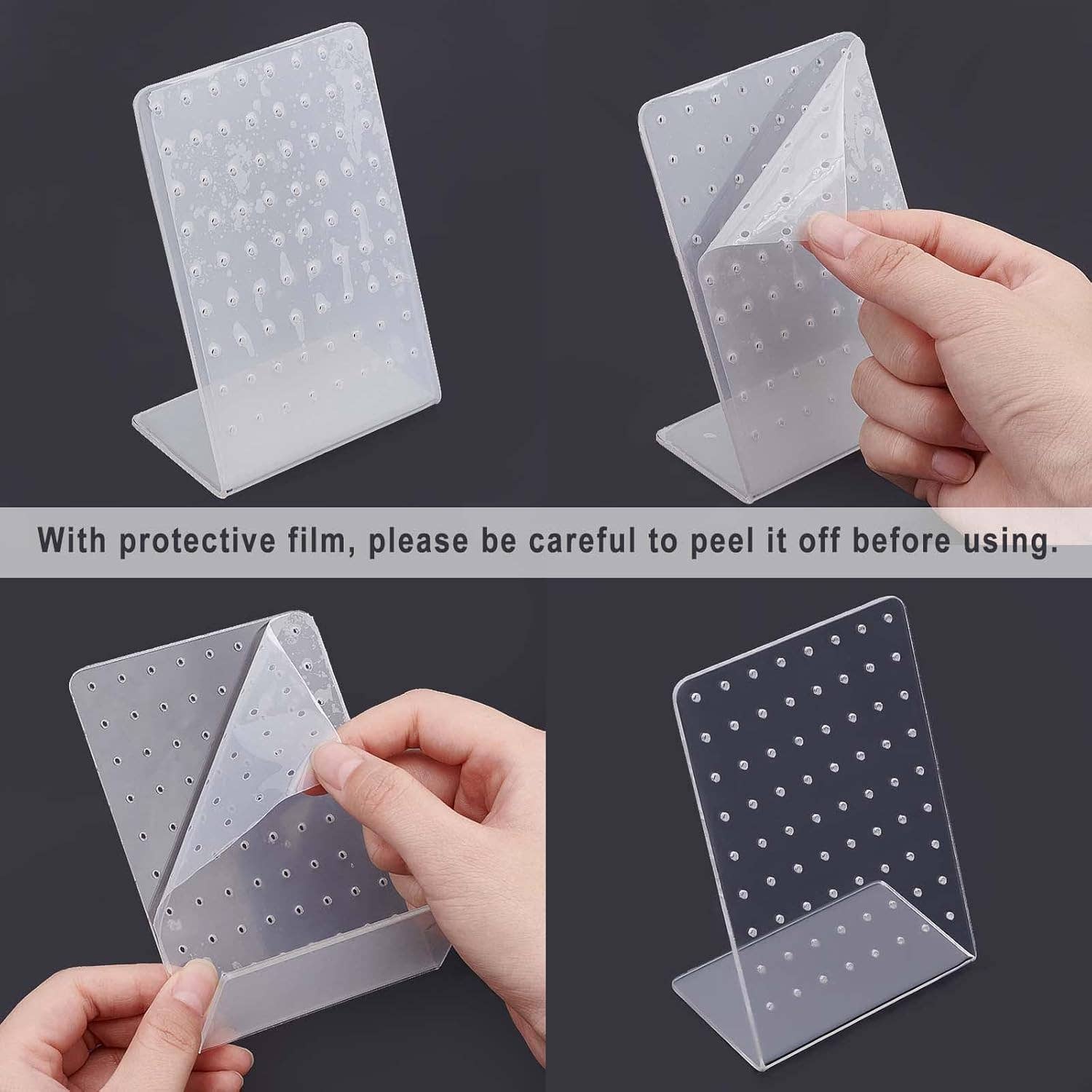 Magnifique Hearts – wholesale Jewellery stand & display – Acrylic Pin Display Stand, 72 Holes Organizer3