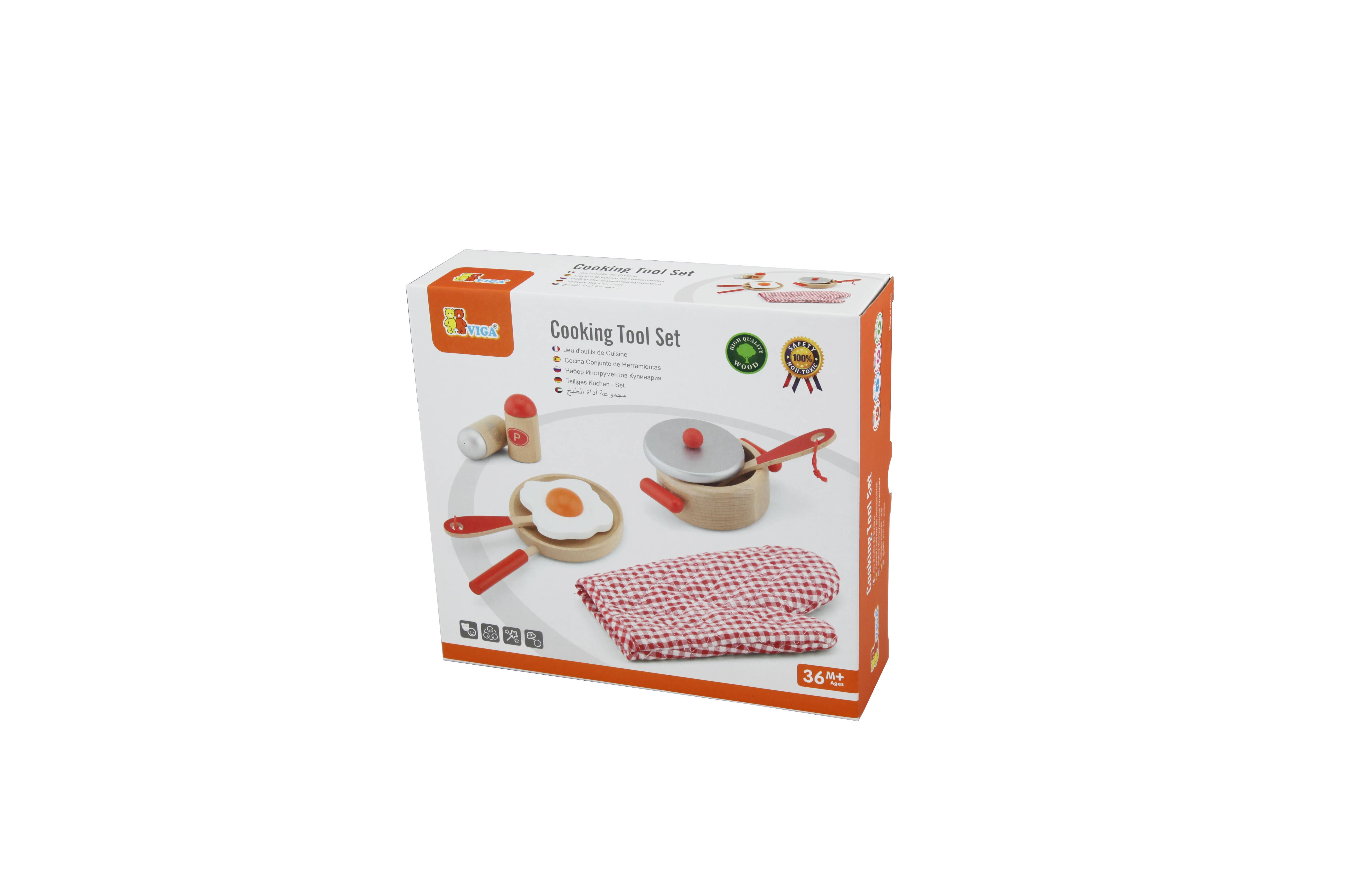 Trade Toys Limited – wholesale Toy set – Kids – Viga Cooking Tool Sets - Various1