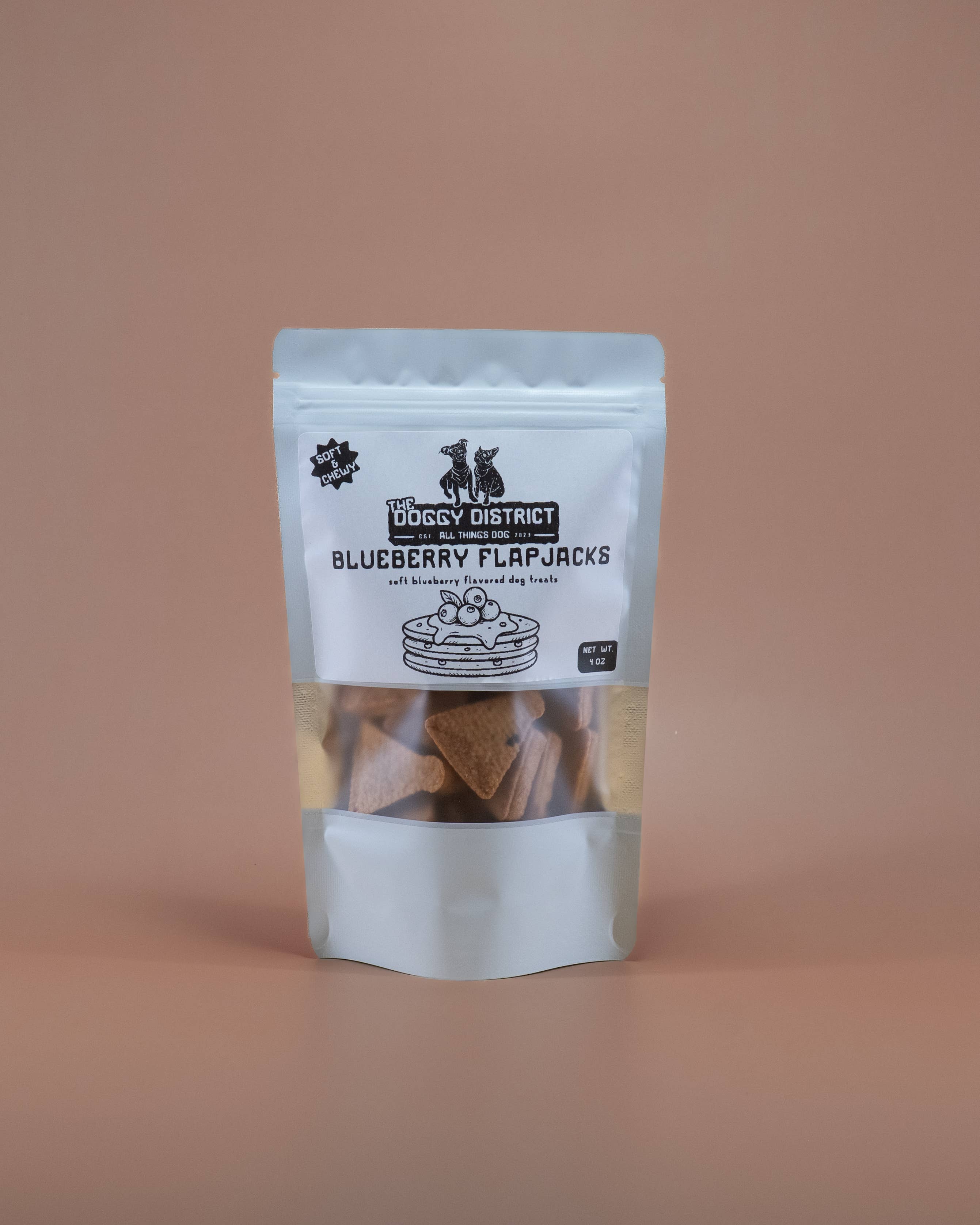 The Doggy District - Wholesale Pet Treats - Dog - Blueberry Flapjacks Soft Dog Treats2