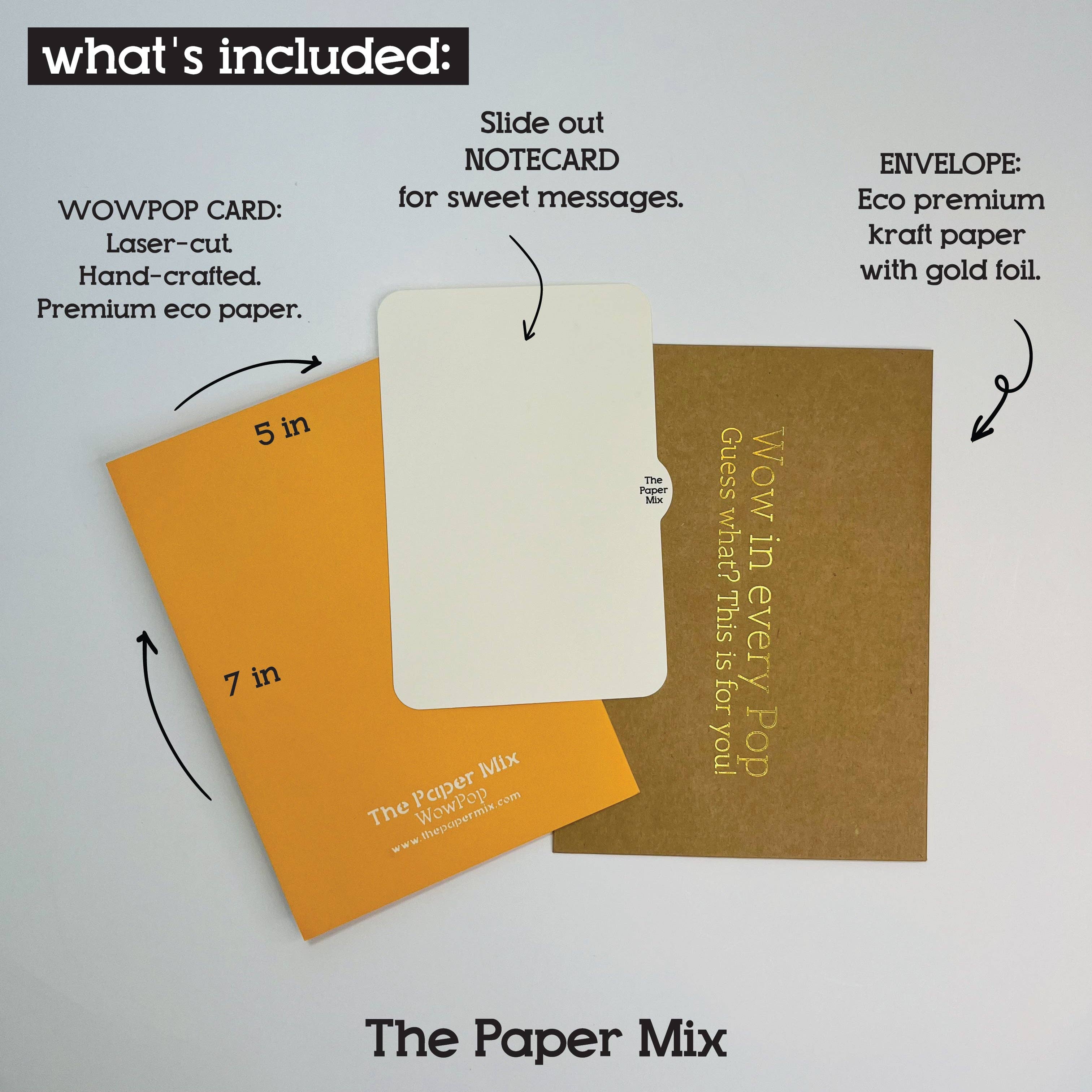 The Paper Mix - Wholesale Birthday Card - Birthday Sweet POP UP GREETING CARD, 3D Pop Up Card4