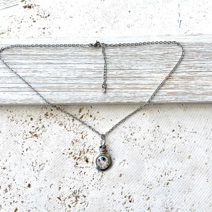 VB&CO Designs Handmade Jewelry - Wholesale Pendant/Charm Necklace - Swarovski Crystal necklace, bridal, boutique, salon,gold1