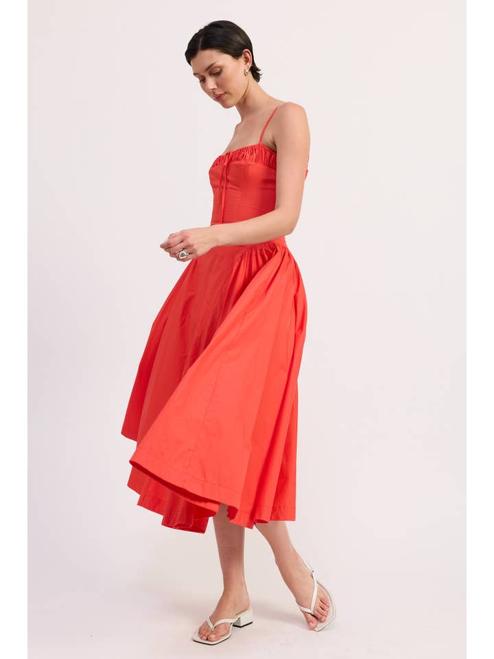 Emory Park - Wholesale Dress - Women's - CORSET BUSTIER MIDI A LINE DRESS11