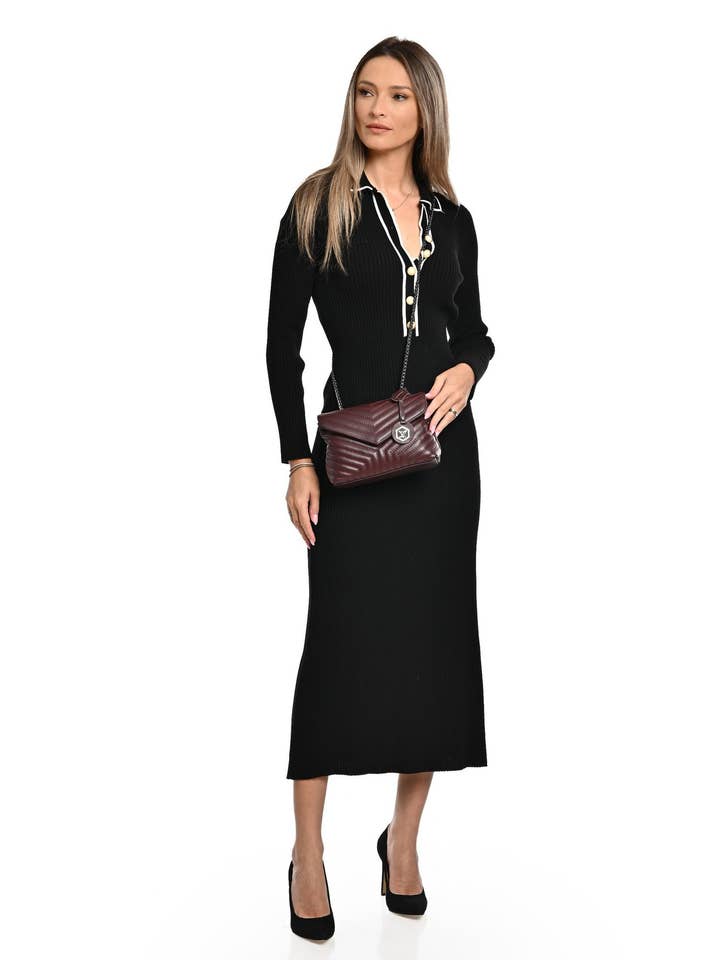 AW25 LV 2207 WIJN voor wholesale door Luisa Vannini