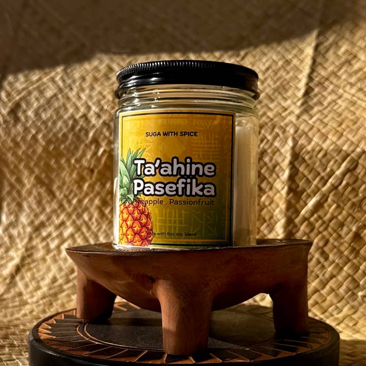 Suga With Spice - Wholesale Jar/Filled Candle - Ta'ahine Pasefika Candle