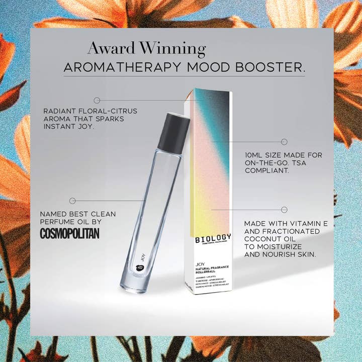 Biology Functional Fragrances - Wholesale Roll-On Fragrance - JOY – Jasmine Tuberose Sandalwood | Natural Fragrance Oil2