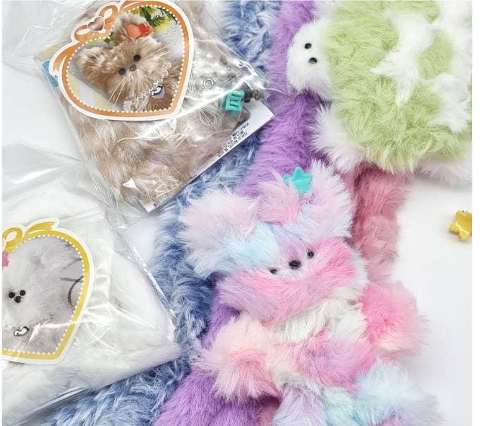 K-Wonderland - Wholesale Doe-het-zelf-knutselset - MORU DIY Mink Chenille Dieren Knutselset – Pluizige Pijpenpop4