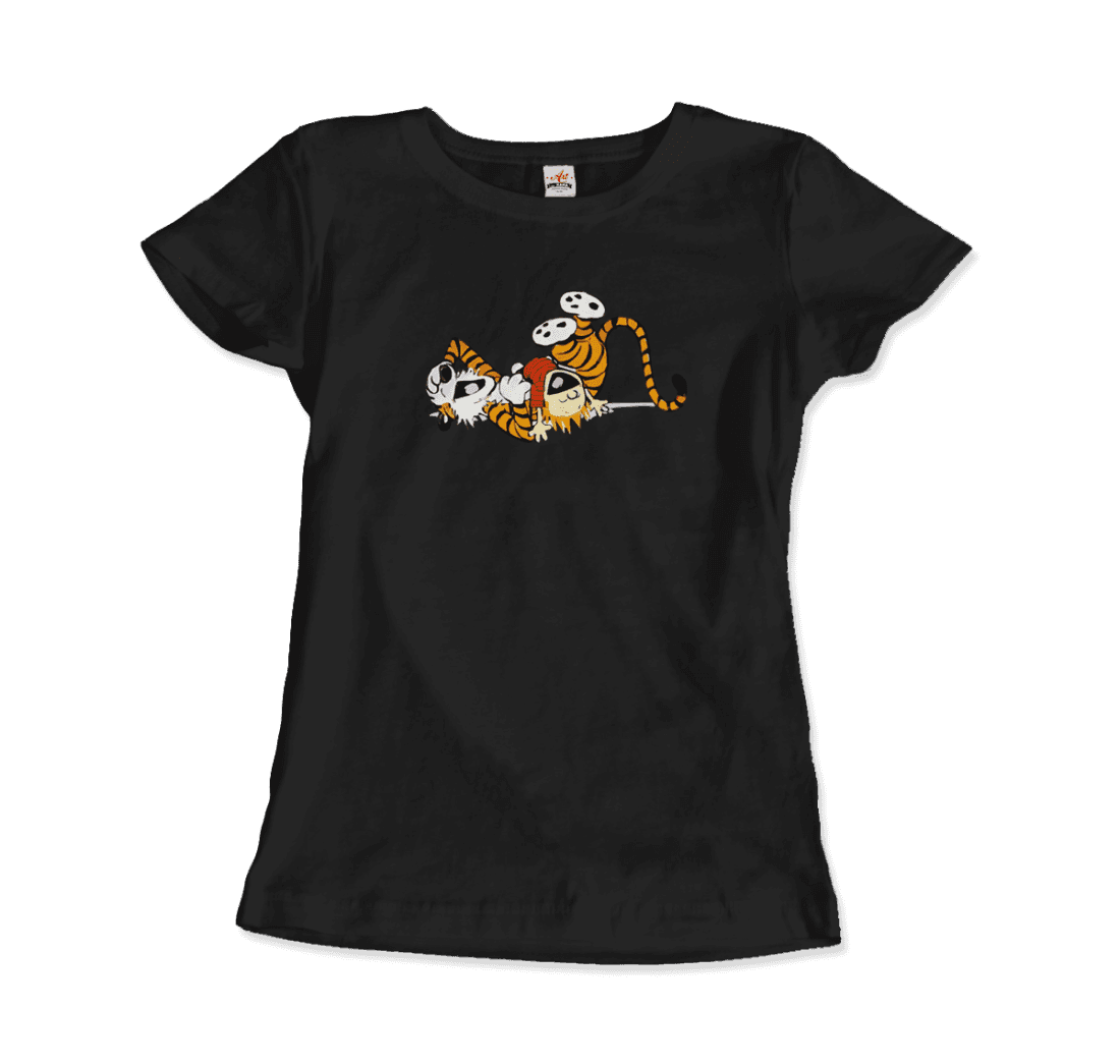 Art-O-Rama Shop - Wholesale Screen Printed T-Shirt - Unisex - Calvin and Hobbes Laughing on the Floor T-Shirt1