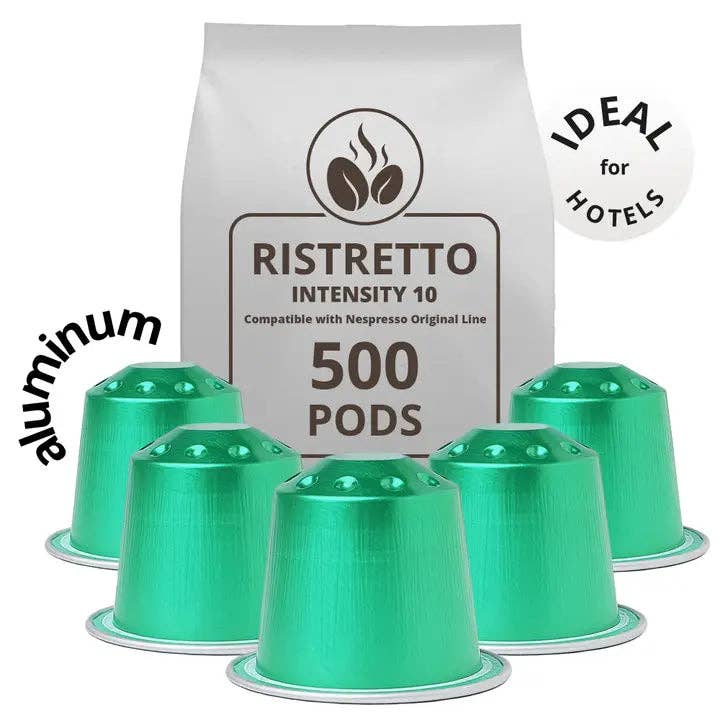 500 Ristretto Pods Nespresso Machines - Wholesale - Hotels for wholesale by Grove Commerce