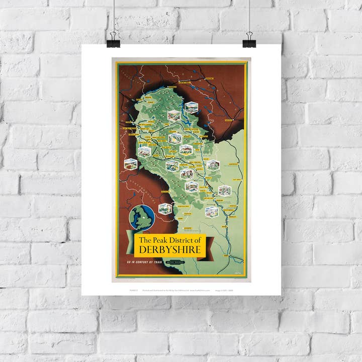 Star Editions – wholesale Art print – The Peak District Of Derbyshire - 11X14” Premium Art Print2