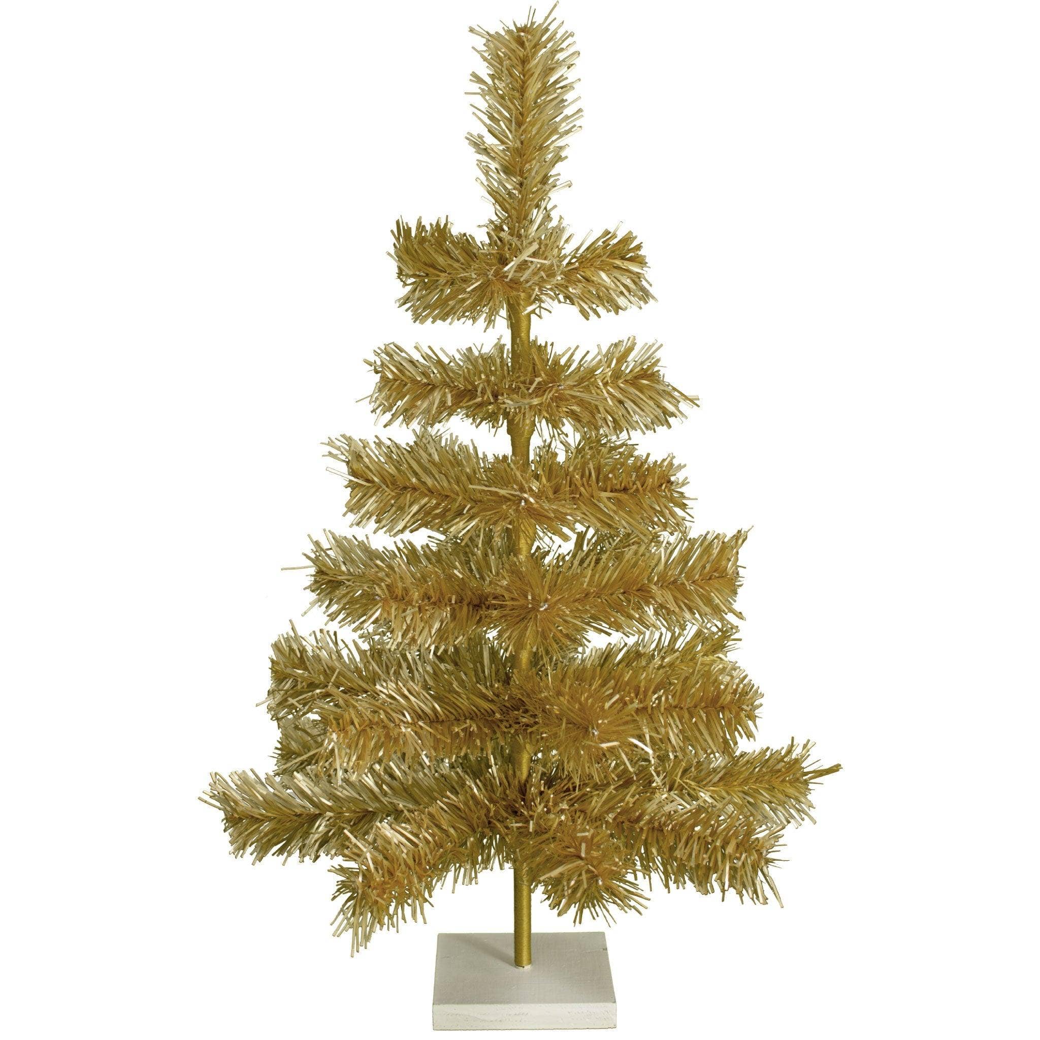Lee Display - Wholesale Christmas Decoration - Antique Gold Tinsel Christmas Tree10