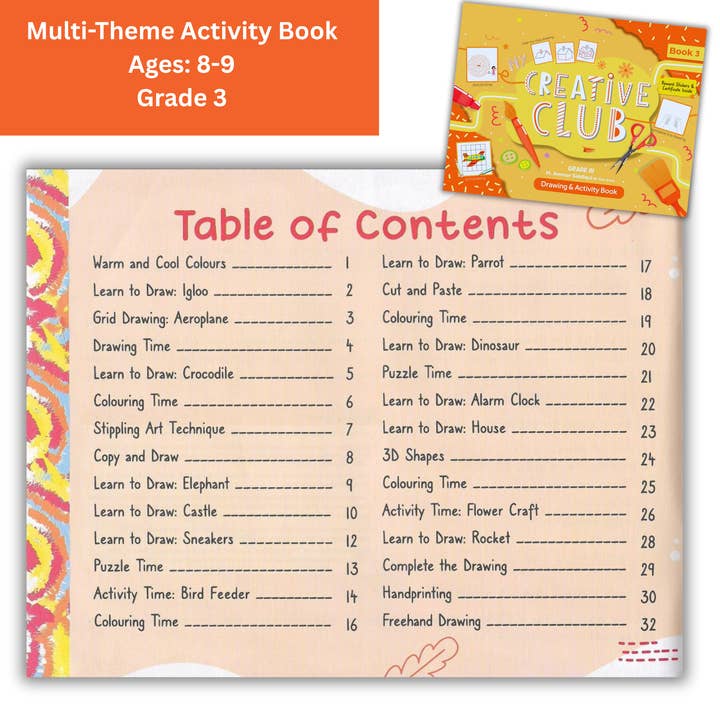 Busy Bird Books - Wholesale Colouring and activity book – kids and baby - My Creative Club Activity Book Set (Pre-1 to Grade 5) 5