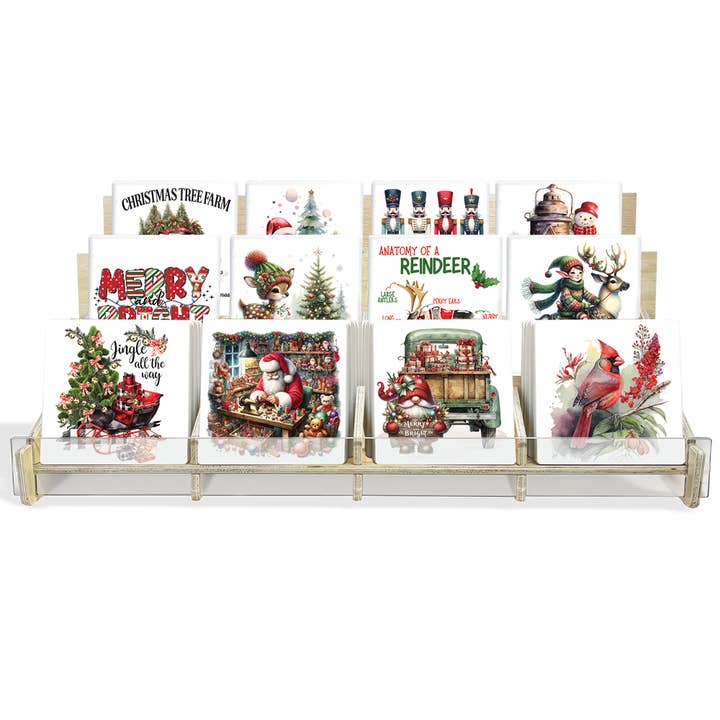 JULUNDERLÄGG FÖRPACKNINGSDISPLAY för wholesale av 1 Brilliant Gift