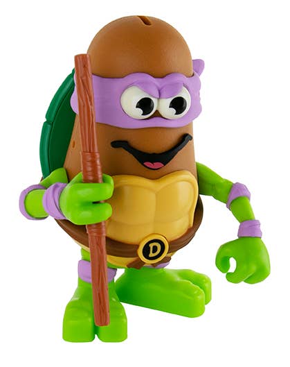 Super Impulse USA - Wholesale Toy Set - Kids - Poptater 4 " TMNT Leonardo (Blue) or Donatello (Purple)2