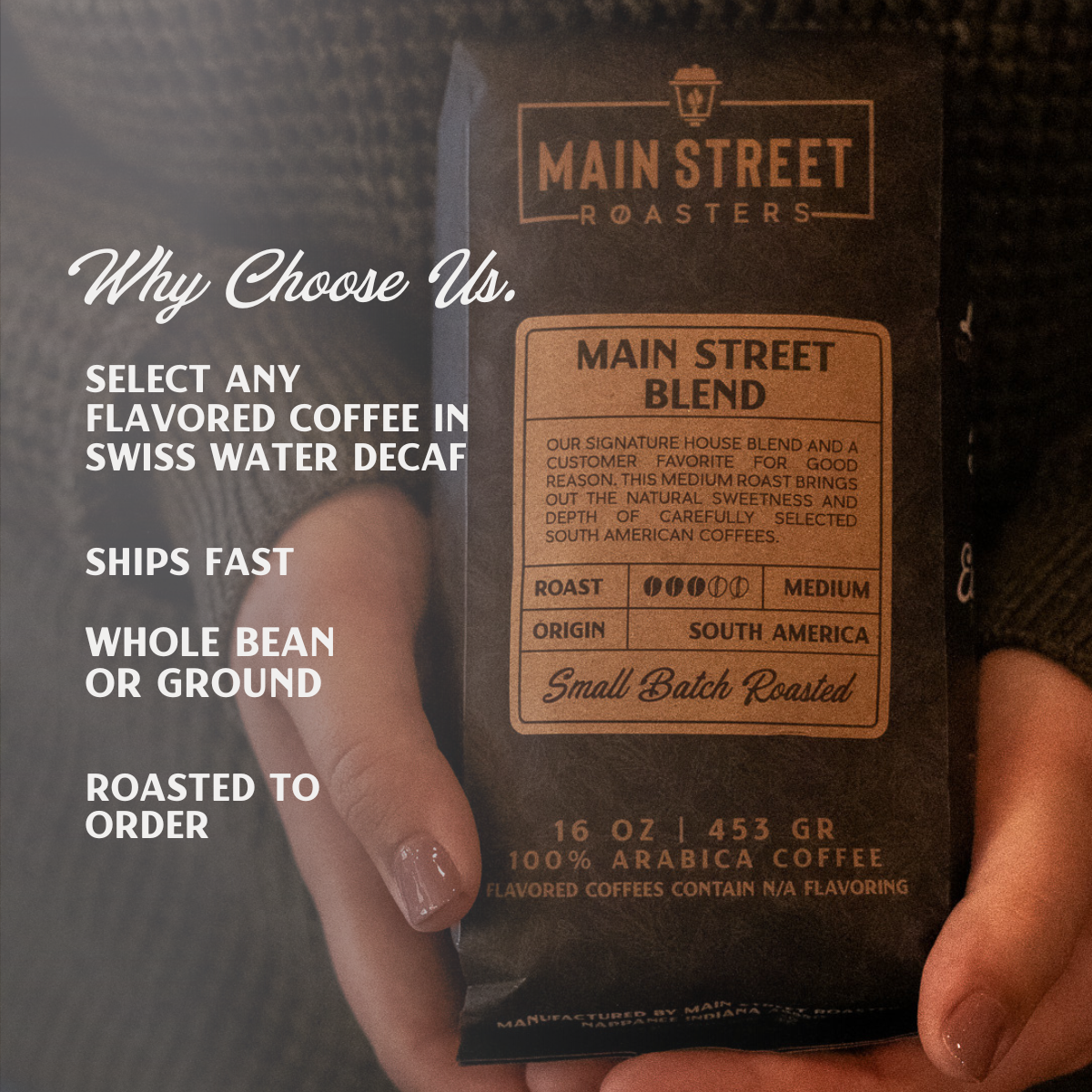 Main Street Roasters - Wholesale Coffee Beans - Butter Pecan Crunch Flavored Coffee2