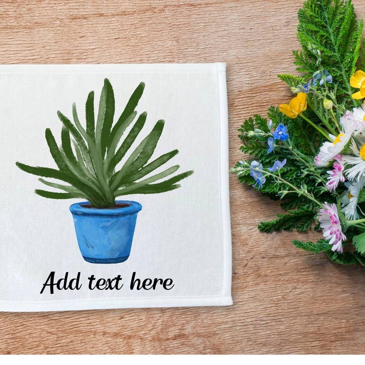 MerikaArt - Wholesale Wash Cloth - Aloe Vera Plant Washcloth4