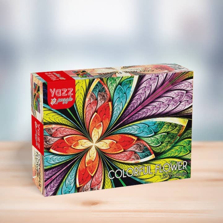 Yazz Puzzle 3815 Colourful Flower 1000pc Jigsaw Puzzle for wholesale by The Weekend Hub
