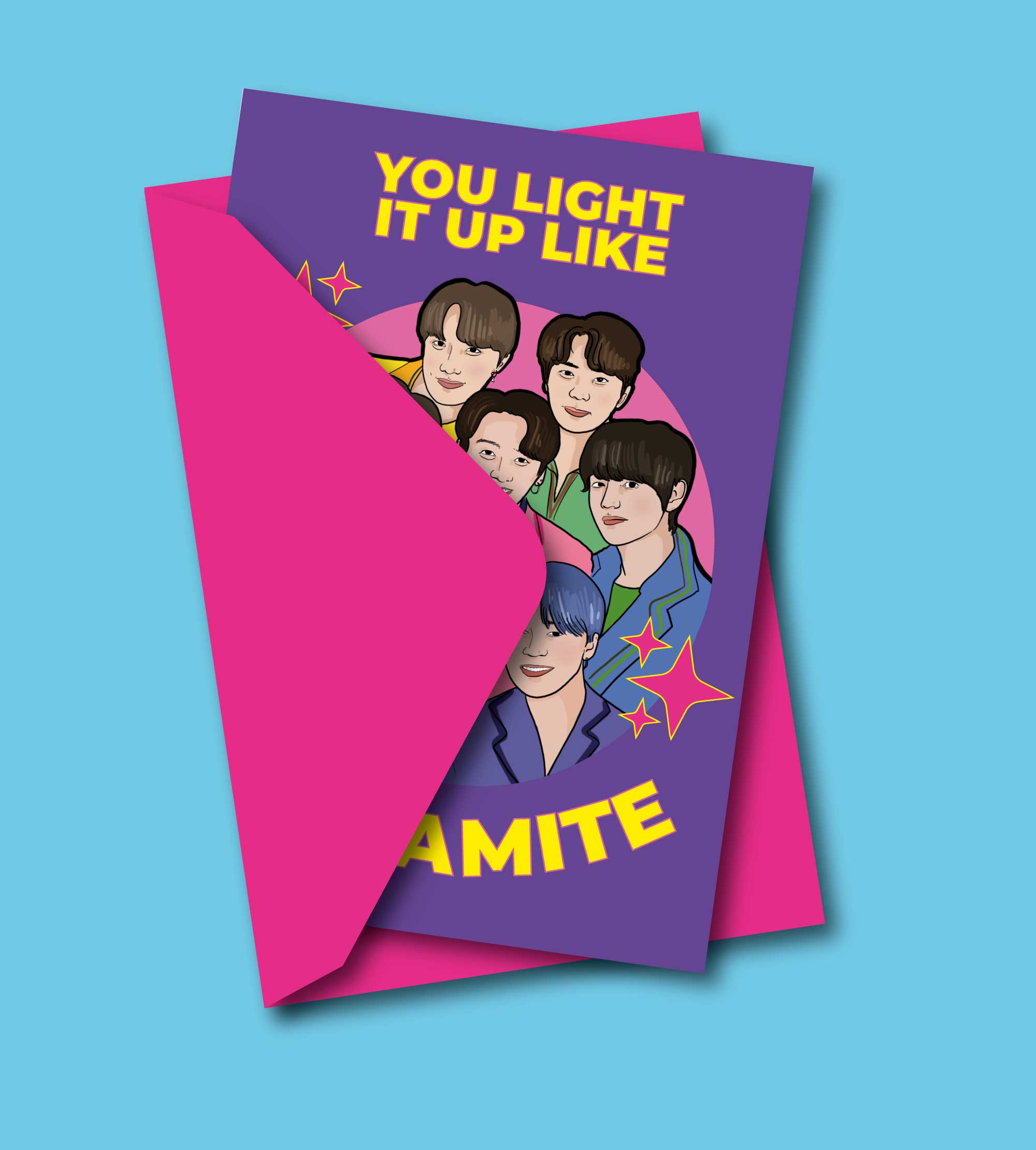 Studio Soph (We Pay Your Import Fees - We Ship DDP) - Vente Carte de vœux classique - Carte de vœux "Tu brilles comme de la dynamite"2