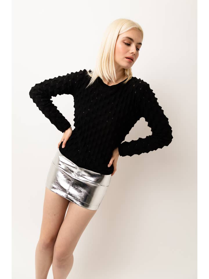 Black Spike Jumper for wholesale on Faire