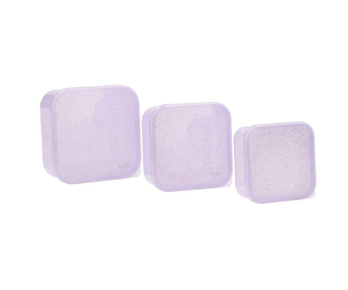 Tutete - Wholesale Lunch Bag/Box - Kids - 3 Lunch Boxes Glitter Lilac1