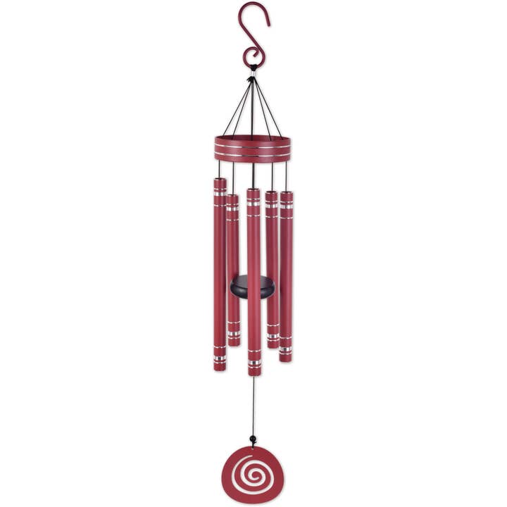 Sunset Vista Designs - Wholesale Wind Chime - 36" Red Wind Chime Garden Decor - 93561