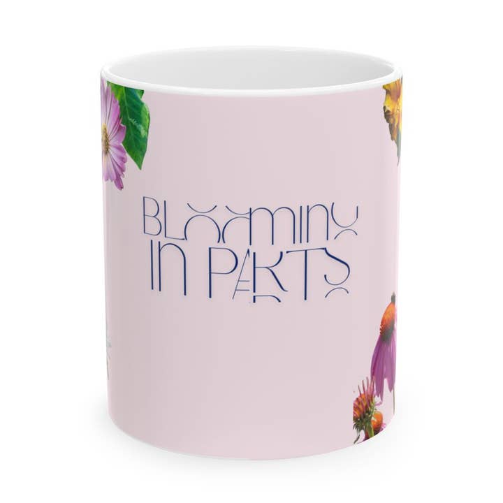 Floral Ceramic Mug – Soft Pastel Design for wholesale by Ana Zambrano Photography