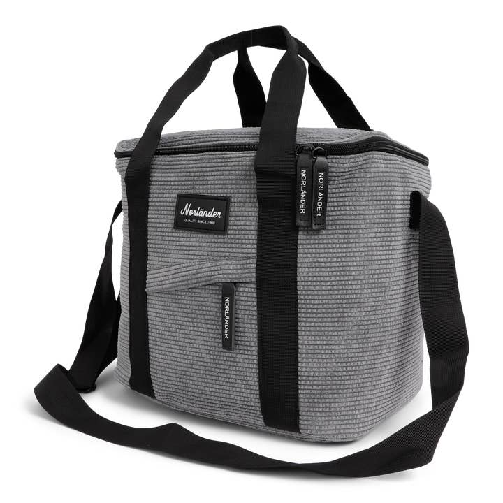 VewoTex - Wholesale Cooler/Cooler Bag - Cooler bag » Freezer bag » Insulated picnic bag in corduroy look » Insulated bag » Small cooler with handle and shoulder strap1