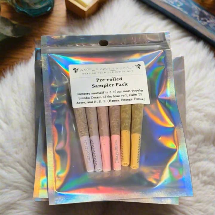 Angels Apoth-a-fairy - Wholesale Meditation Supplies - Pre-Rolled Herbal Sampler Pack β Explore 3 Signature Blends1