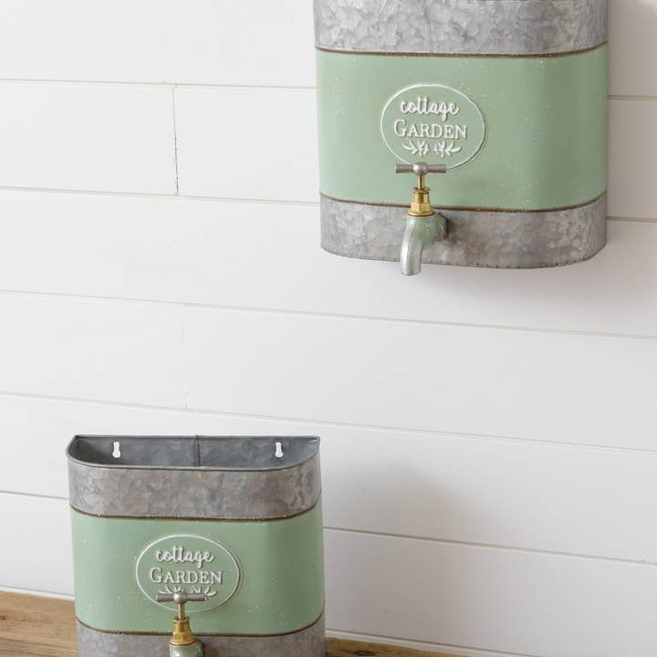 Audrey's Home & Gift - Wholesale Wall Planter - Cottage Garden Wall Hanging Planters (Set Of 2)