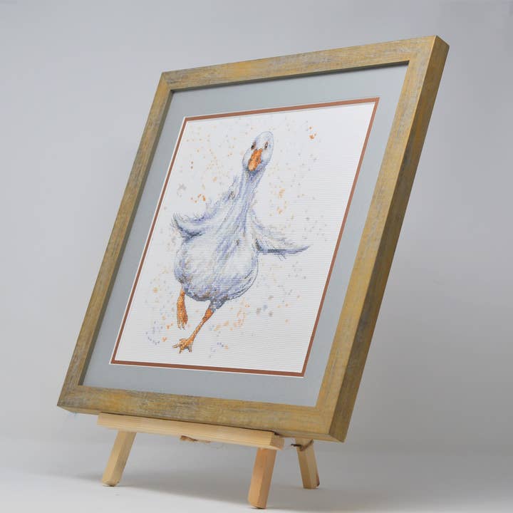 Creative World of Crafts - Vendita all'ingrosso Attrezzatura per ricamo/punto croce - Bree Merryn - Kit per punto croce, motivo: Daphne l'anatra2