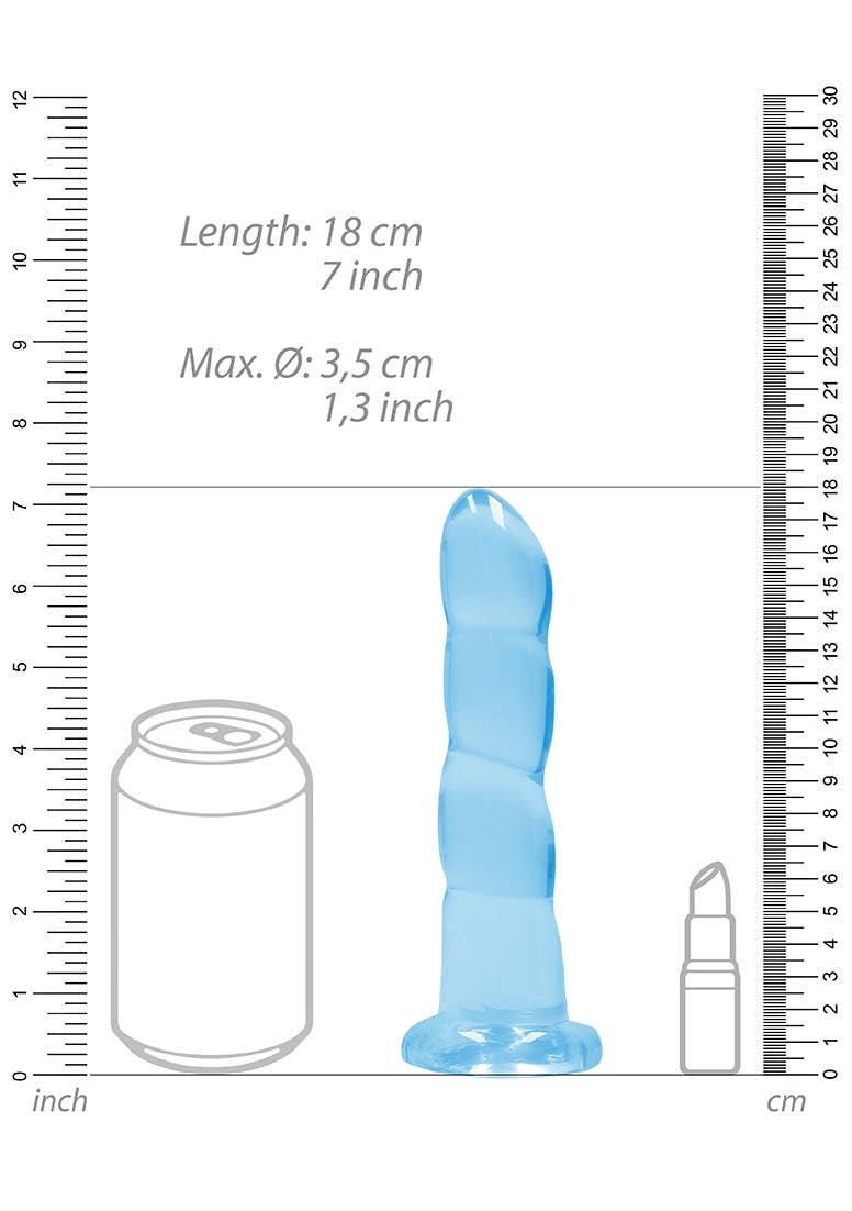 Shots - Wholesale Sex Toy - Non Realistic Dildo With Suction Cup - 7''/ 17cm2
