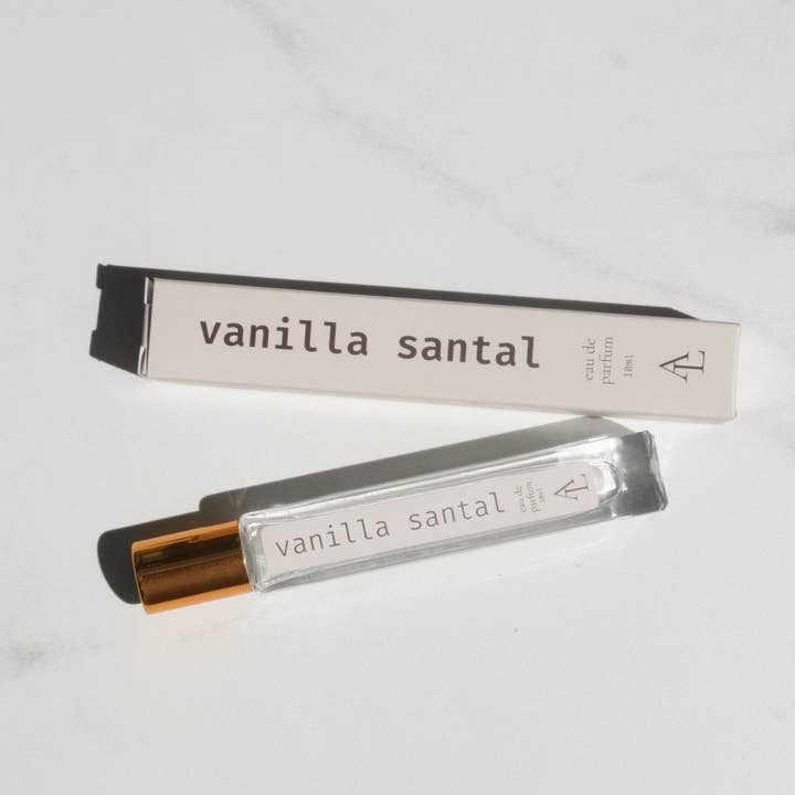 vanilla santal rollerball (10ml) for wholesale by Alben Lane Candle Co.